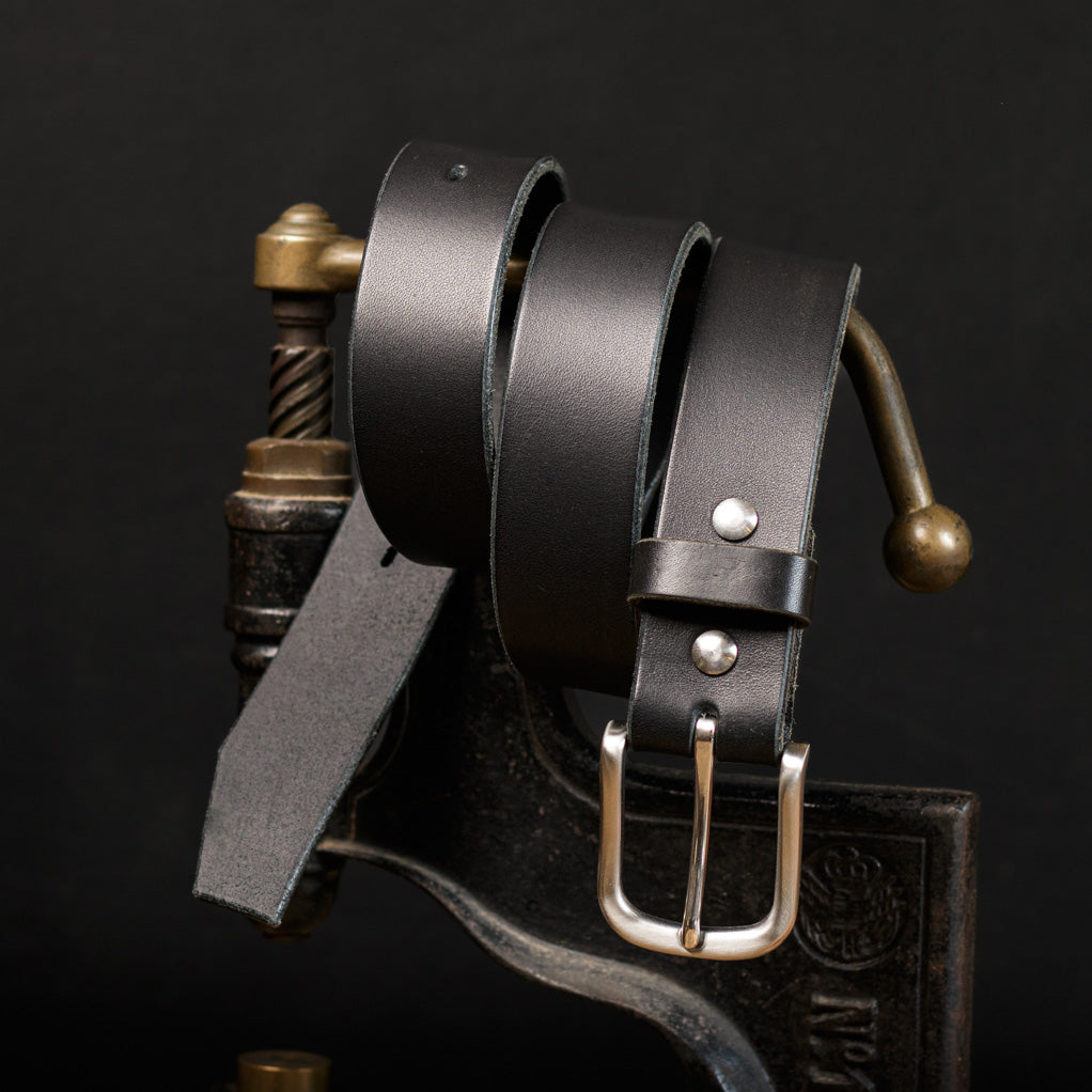 Ceinture 35mm en cuir de taureau, boucle en acier inoxydable