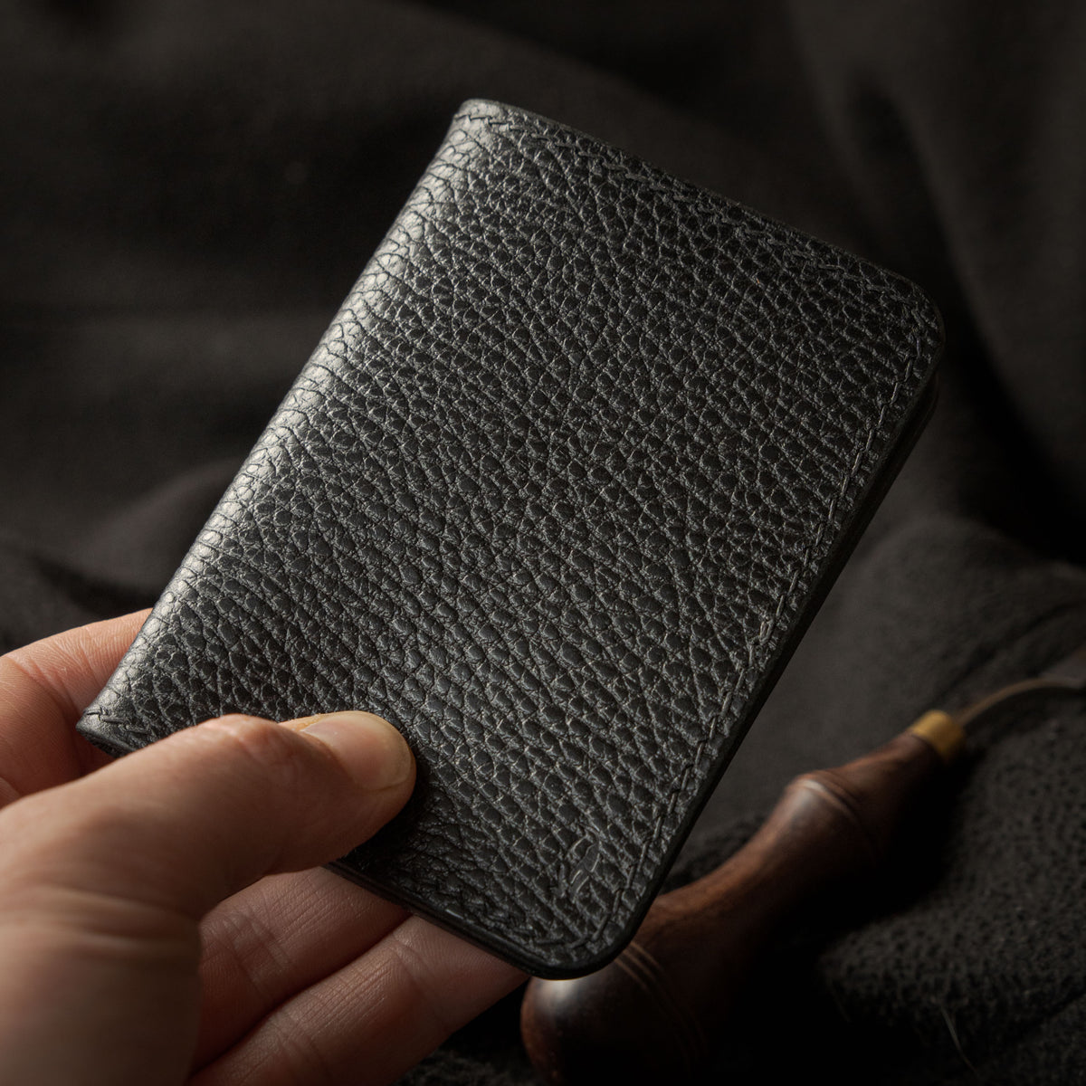 Porte-cartes Banquise - Noir absolu