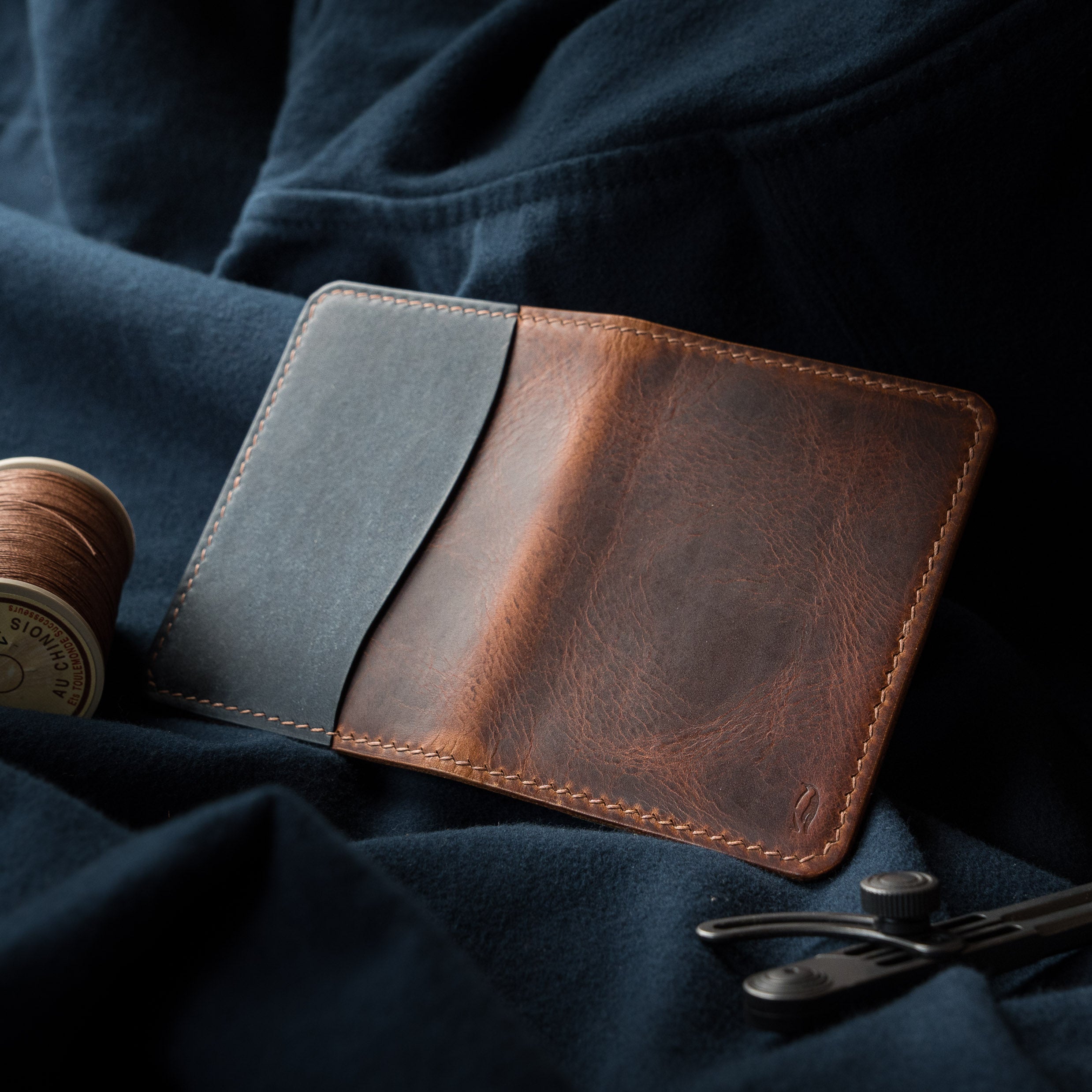 Porte-cartes Banquise - Cognac & Marine