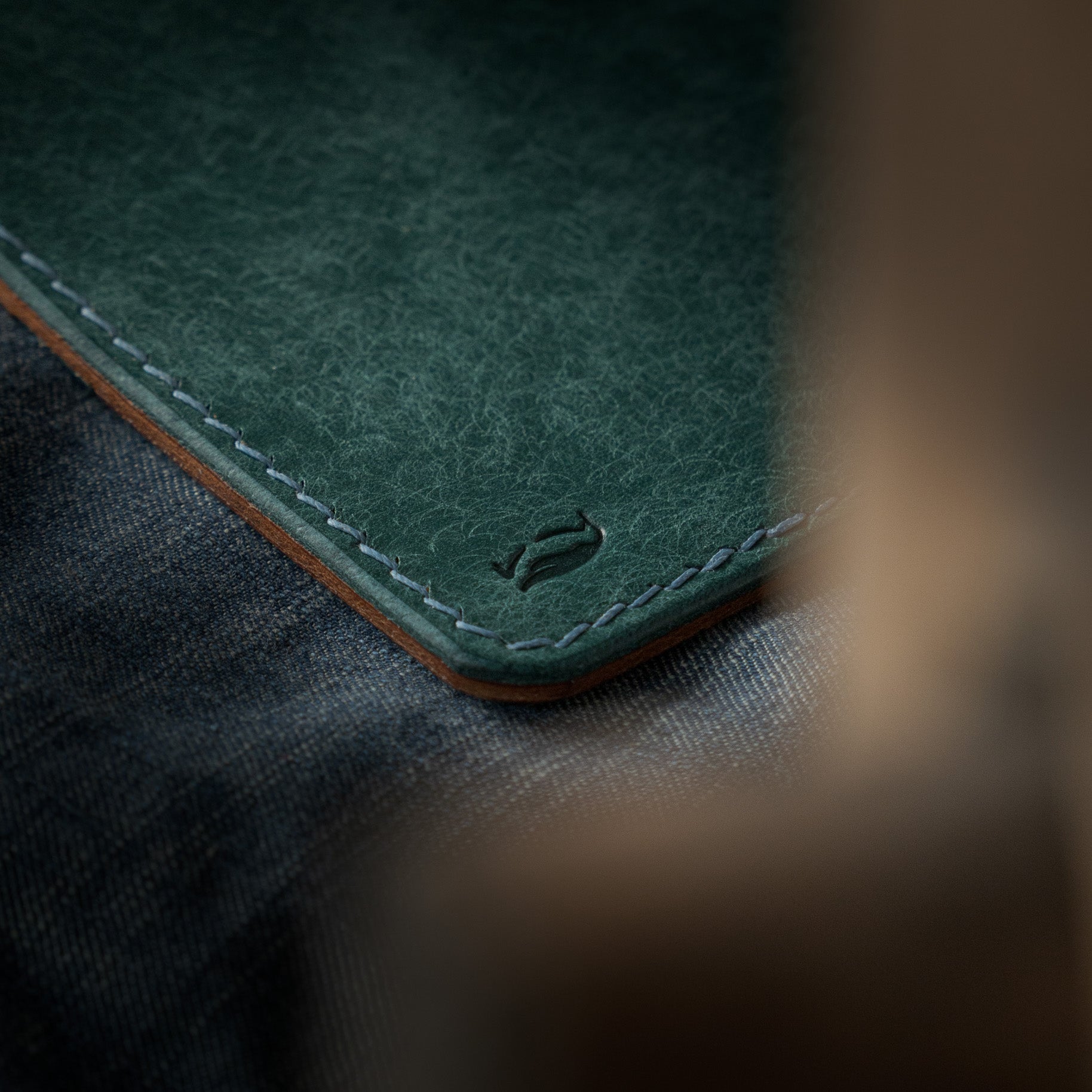 Portefeuille Royal - Turquoise & Cognac