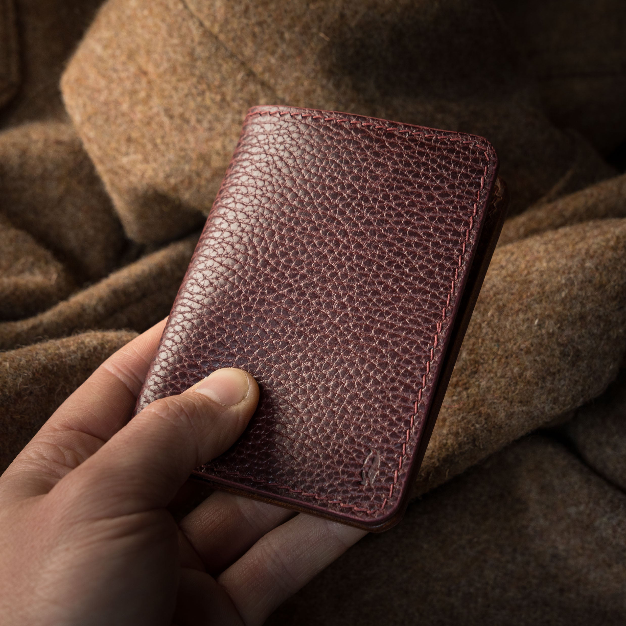Sérac Wallet - Wax Cognac & Pueblo Marine
