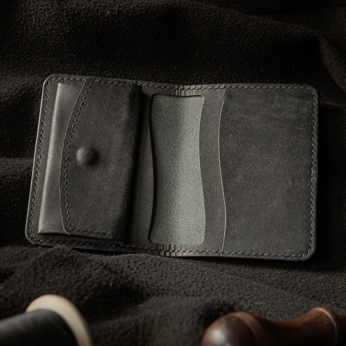 Portefeuille Sérac - Noir absolu