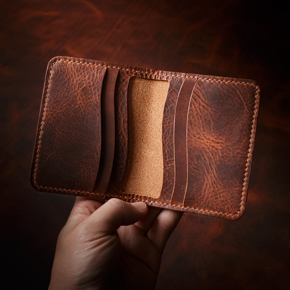 Portefeuille Royal - Wax Cognac
