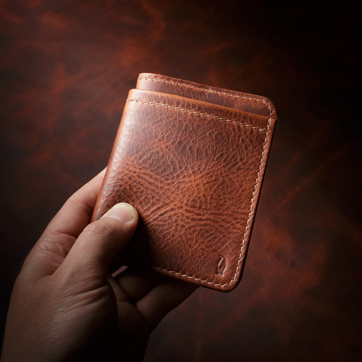 Portefeuille Royal - Wax Cognac