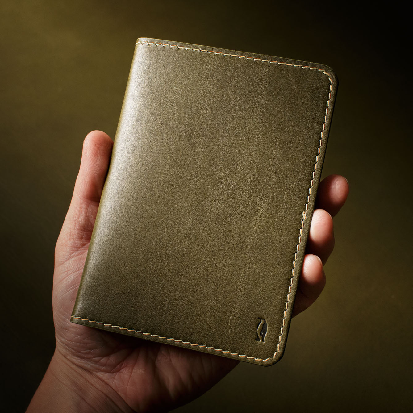 Astrolabe Passport Holder - Walnut & Olive