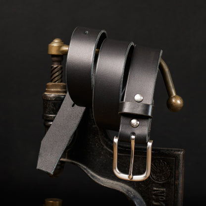 Ceinture 35mm en cuir de taureau, boucle en acier inoxydable