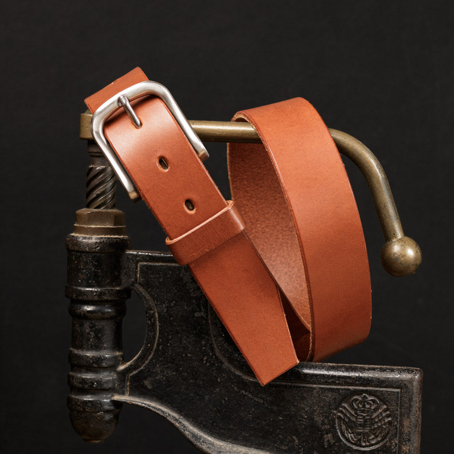 Ceinture 35mm en cuir de taureau, boucle en acier inoxydable