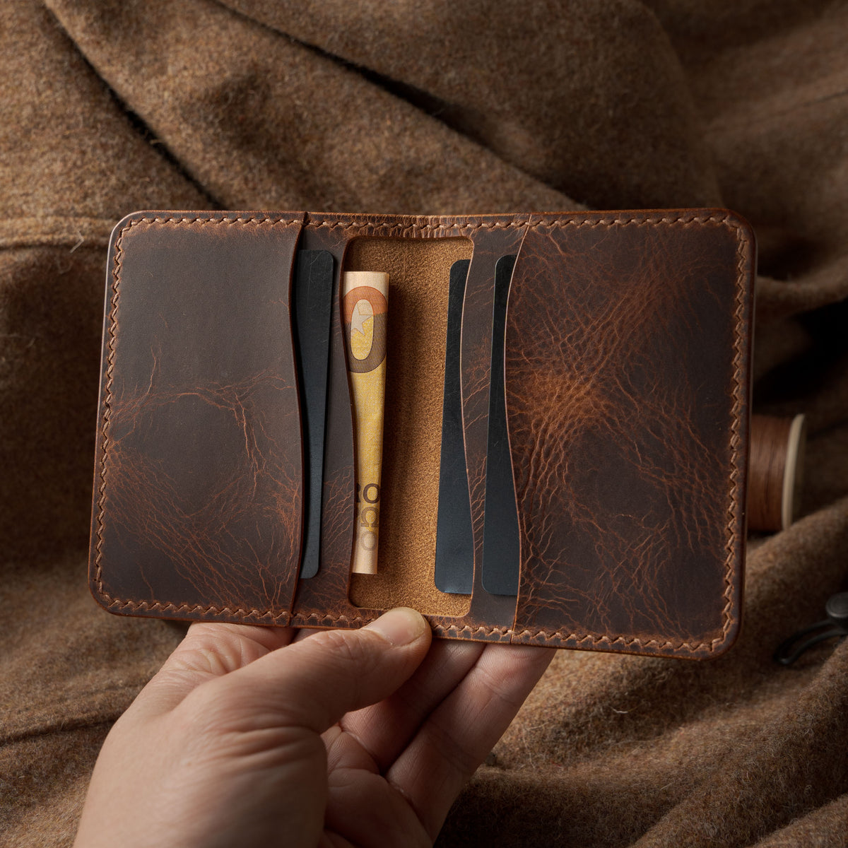 Porte-cartes Banquise - Cognac