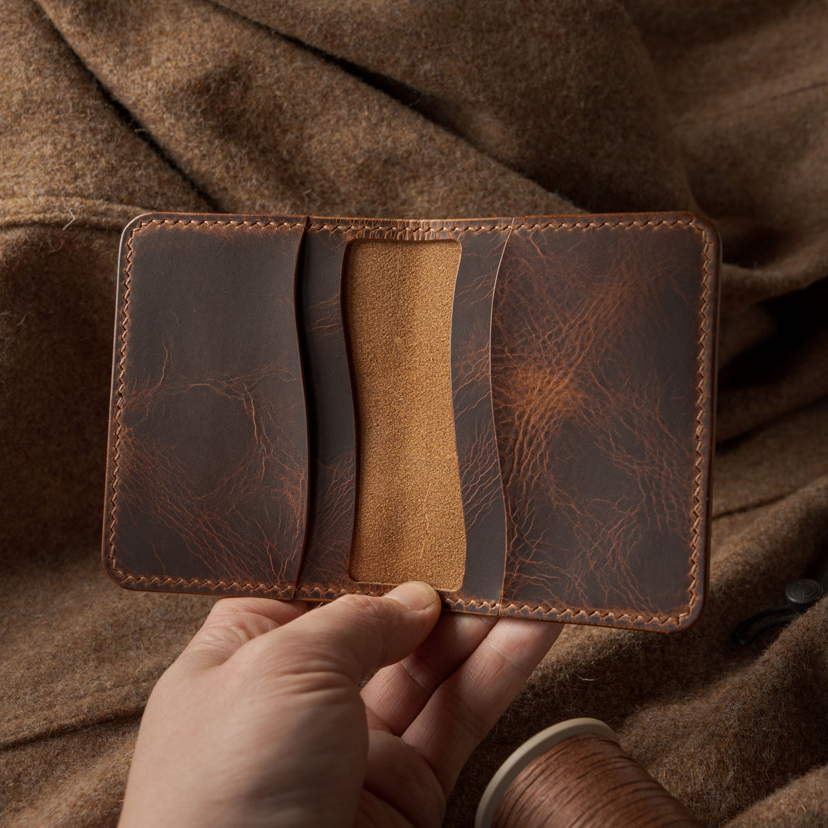Porte-cartes Banquise - Cognac