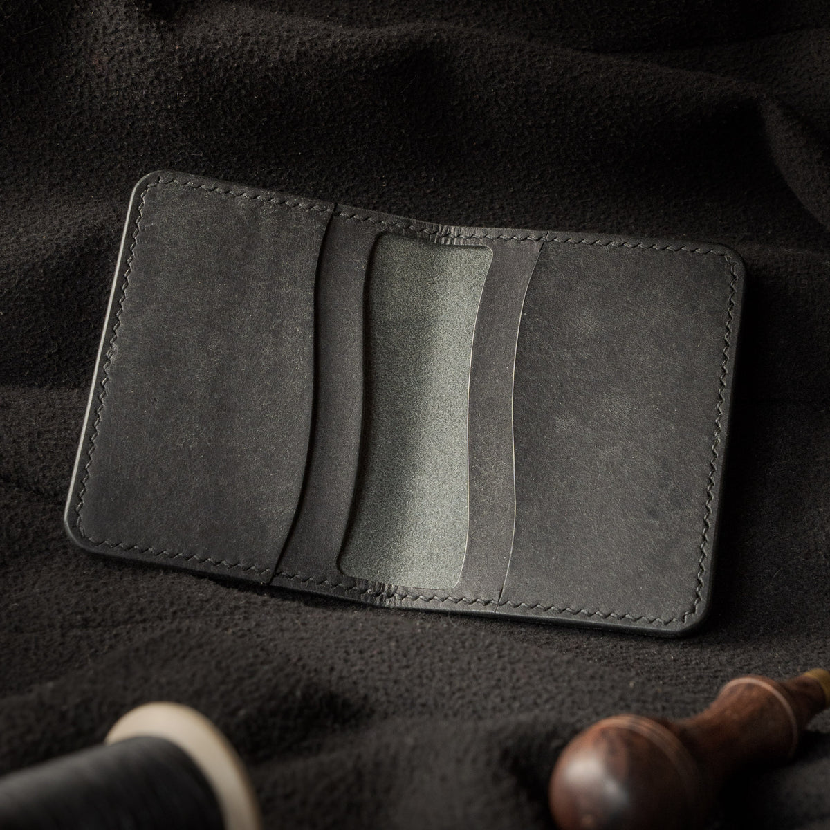Porte-cartes Banquise - Noir absolu