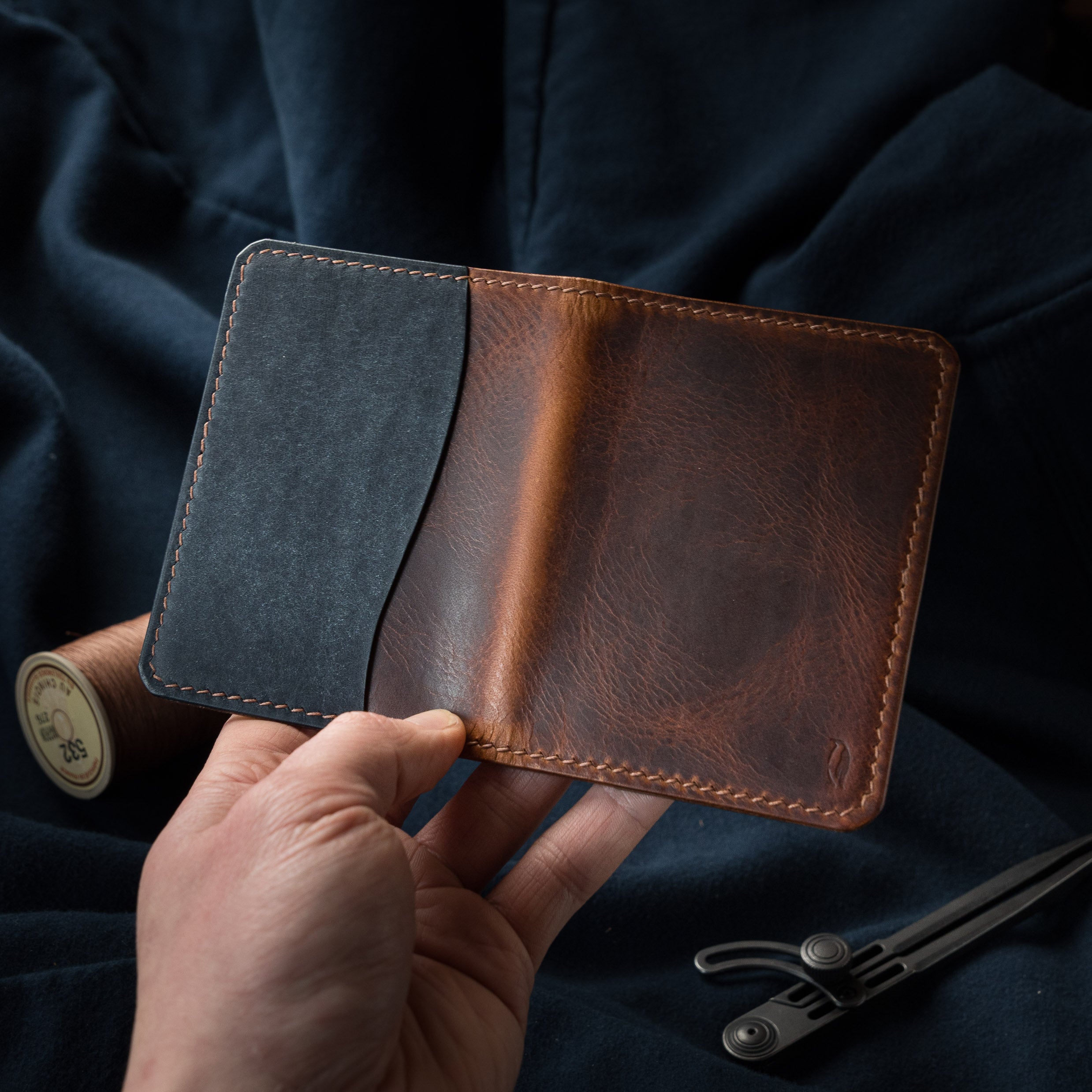 Porte-cartes Banquise - Cognac & Marine