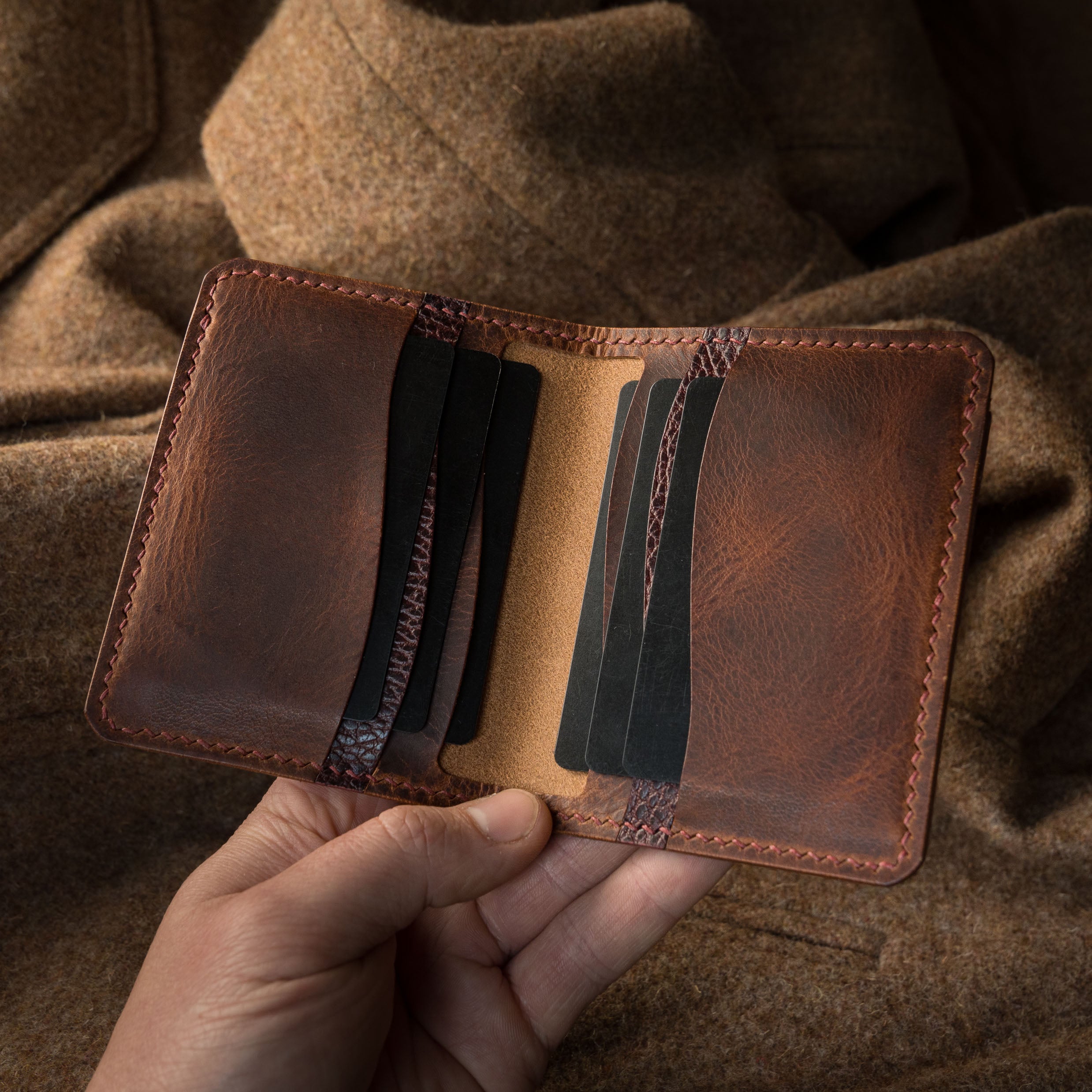 Portefeuille Royal - Dollaro Bordeaux & Cognac