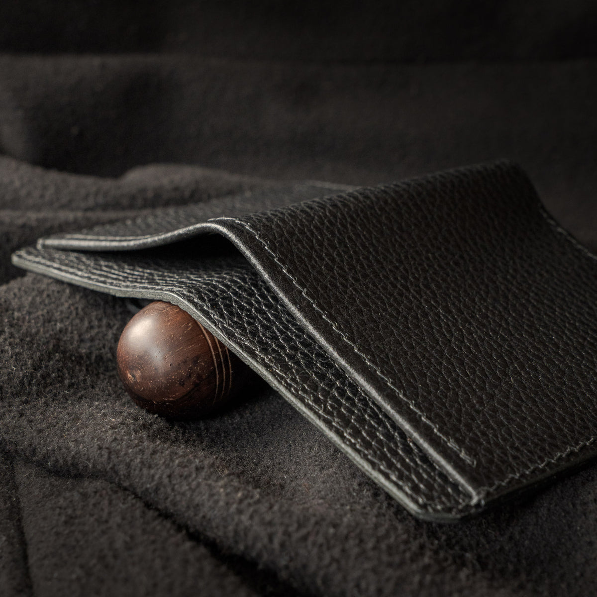 Portefeuille Royal - Noir absolu