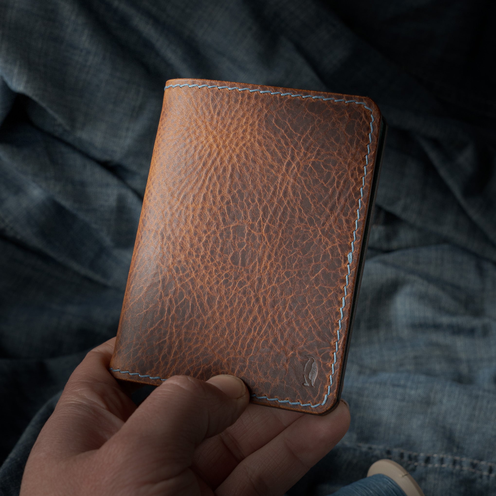 Portefeuille Sérac - Turquoise & Cognac