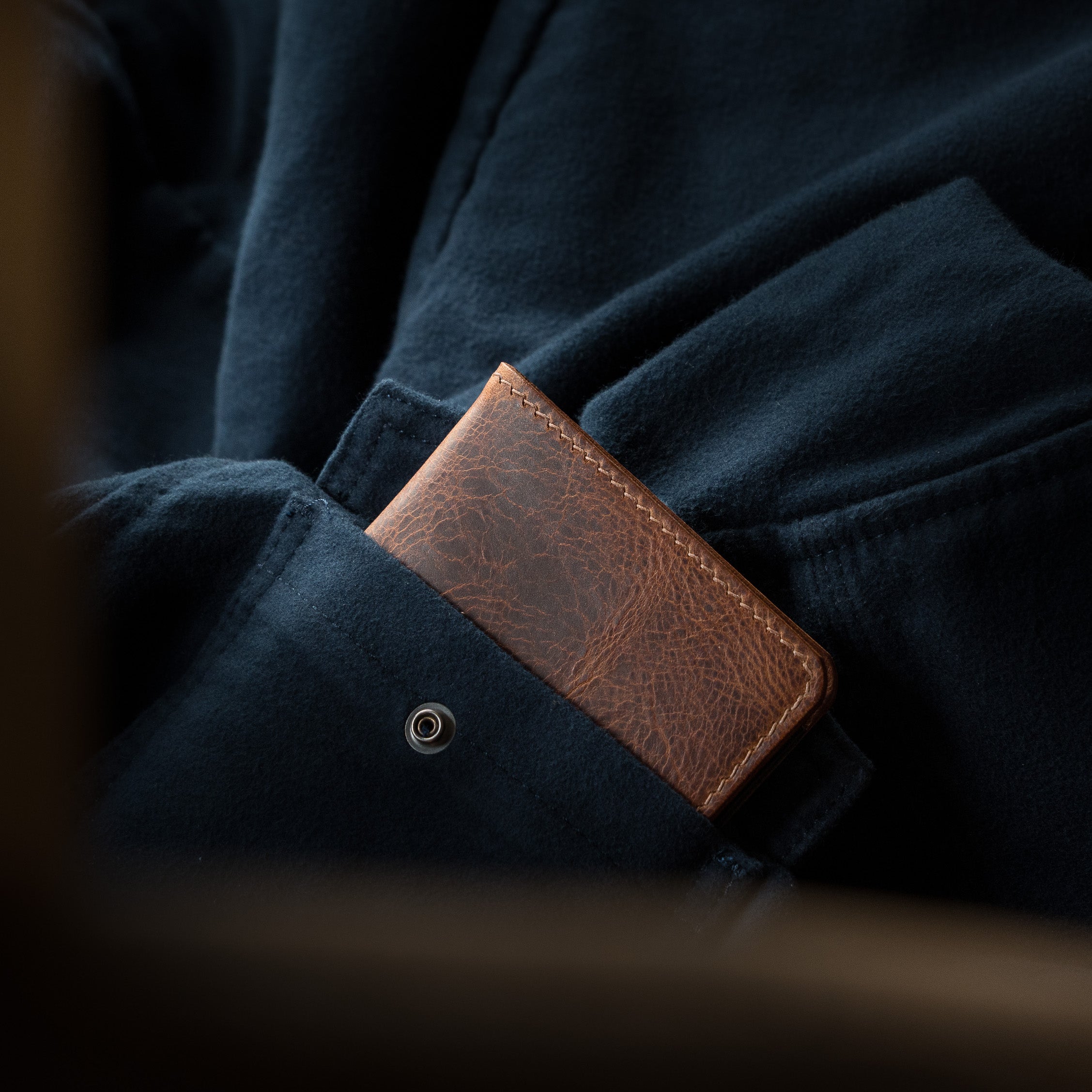 Porte-Passeport Astrolabe - Cognac & Marine