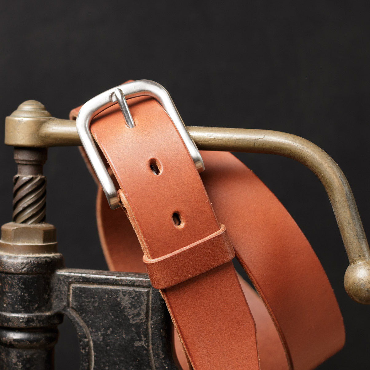 Ceinture 35mm en cuir de taureau, boucle en acier inoxydable