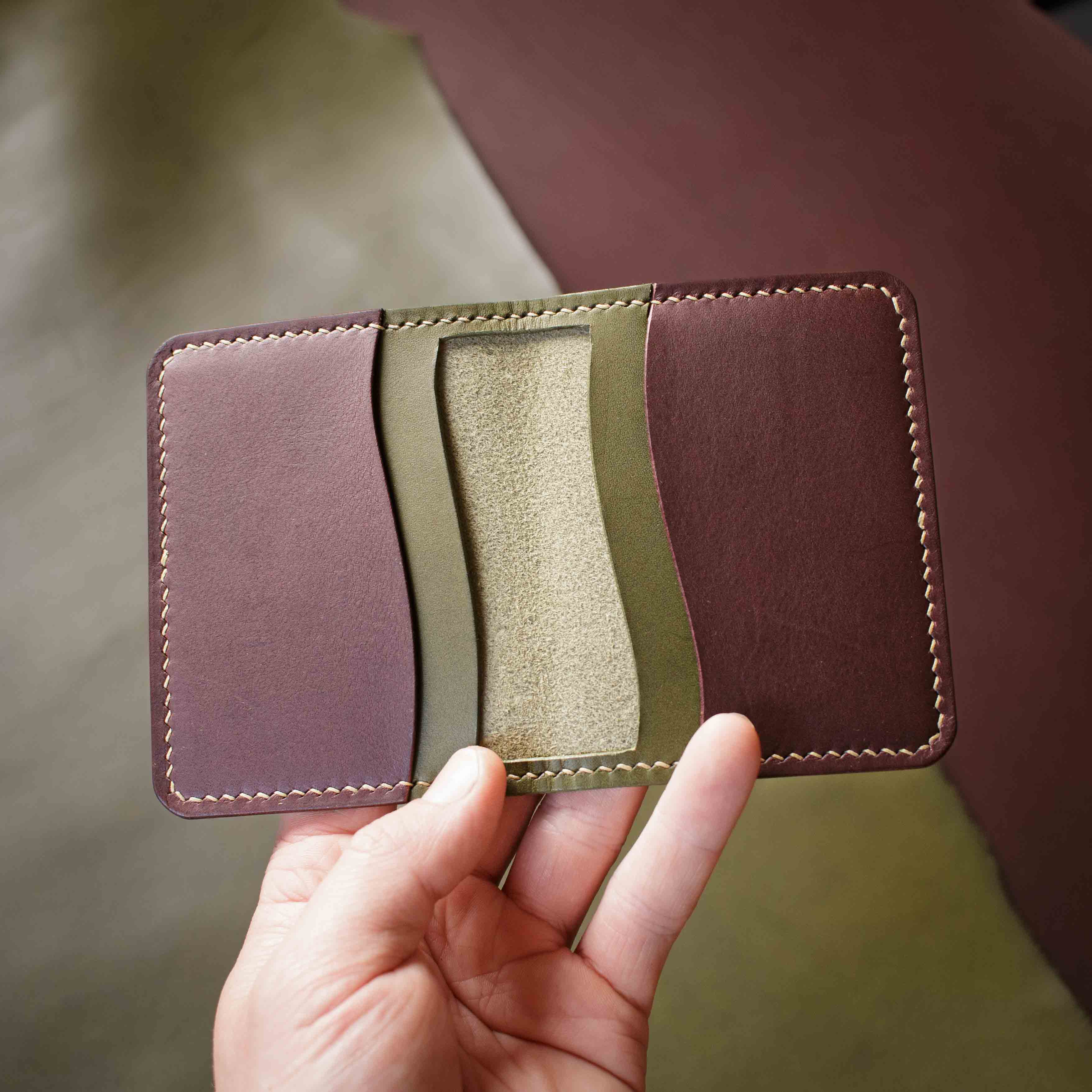 Portefeuille Banquise - Noix & Olive