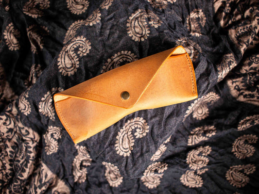 Etui à lunettes - Fauve