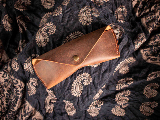 Etui à lunettes - Chocolat