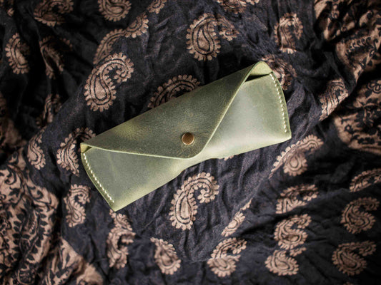 Etui à lunettes - Vert olive
